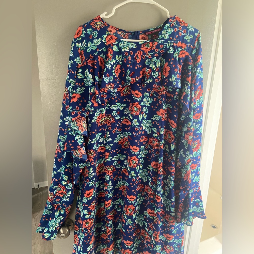 Western flowy dress